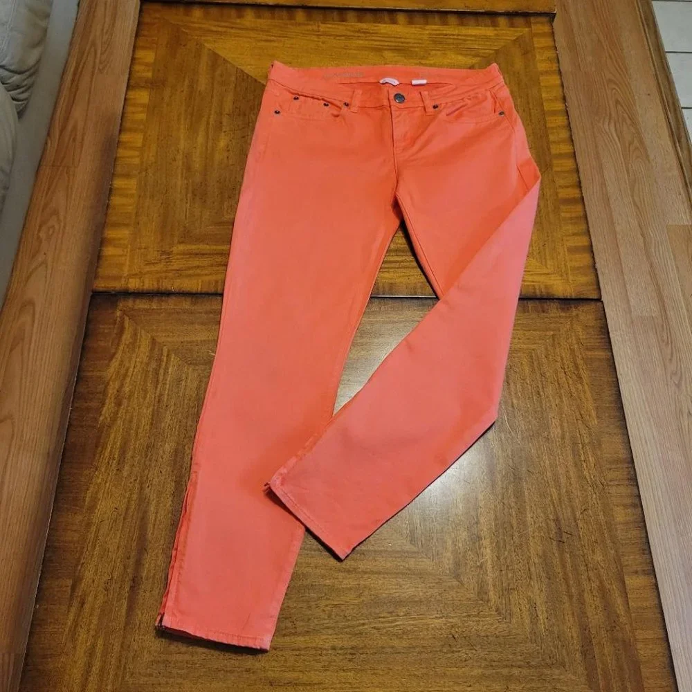 J Crew Coral Slim Jeans